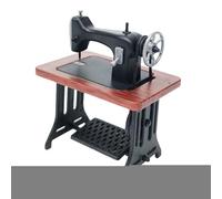 Kleine Statue Einer Nähmaschine - Miniatur Nähmaschine Für Möbel Und Als Schneider Spielzeug - Maßstab 1 24 Rollenspiel Einrichtungsgegenstände Und Requisiten - Spielzubehör Für Schüler