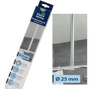 Kleine Wolke 3303101000 - Soporte de Techo para Barras (60 cm de Longitud, 25 mm de diámetro), Color Cromo