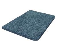 Kleine Wolke 4071754225 Seattle - Alfombrilla de baño (poliéster, 70 x 120 x 3 cm), Color Azul