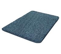 Kleine Wolke 4071754657 Seattle - Alfombrilla de baño (poliéster, 80 x 140 x 3 cm), Color Azul
