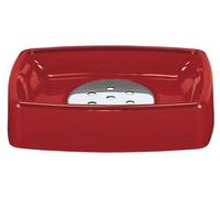 Kleine Wolke 5061 459 853 - Jabonera, plástico, 3 x 12 cm, Color Rojo