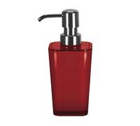 Kleine Wolke 5061 459 854 - Dispensador de loción y de jabón, plástico, 17,5 x 7 cm, Color Rojo