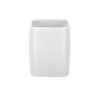 Kleine Wolke 5066100852 Cubic - Vaso para cepillos de Dientes, Color Blanco