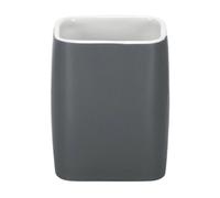 Kleine Wolke 5066901852 Cubic - Vaso para cepillos de Dientes, Color Gris Oscuro
