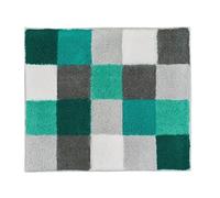 Kleine Wolke 5426675539 - Alfombra de baño, 55 x 65 cm, Color Verde y Turquesa