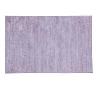 Kleine Wolke Alfombra de baño, 60 x 100 cm, Color Lavanda | Certificado Oeko-Tex, base antideslizante, para calefacción por suelo radiante, lavable a máquina, 100% poliéster