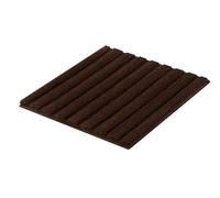 Kleine Wolke Alfombra de Baño, Alfombra de Bañera, Poliacrílico, Color Marrón Nuez, 60 x 60 cm