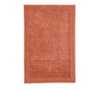 Kleine Wolke Alfombra de baño, algodón, Terracota, 60 x 90 cm