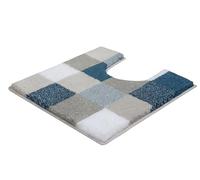 Kleine Wolke Alfombra de baño con diseño de Caro, 55 x 55 cm, Color Azul