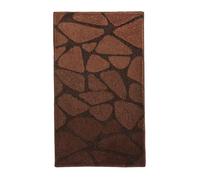 Kleine Wolke Alfombra de baño Inspire, marrón, 60 x 100 cm, poliacrílico, 60 x 100 x 1,5 cm