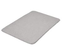 Kleine Wolke Alfombra de baño Marco Gris Plata, 70 x 120 cm