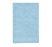 Kleine Wolke Alfombra de baño Net ópalo 60 x 90 cm | Con certificado Oeko-Tex, base antideslizante para calefacción por suelo radiante, lavable a máquina, 100% algodón