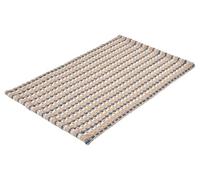 Kleine Wolke Alfombra de baño, poliéster, Color Beige Arena, 70 x 120 cm