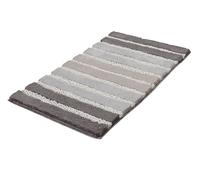 Kleine Wolke Alfombrilla de baño Phoenix Gris Plata 70 x 120 cm Gris