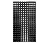 Kleine Wolke Alfombrilla para bañera GATTY Negro 39 x 68 cm