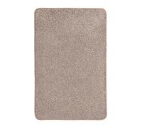 Kleine Wolke Badteppich Farbe Taupe Seattle, Alfombra de baño, 70 x 120 cm, Color Gris Topo, Poliéster, Pardo, 120.00 x 70.00 x 2.50 cm