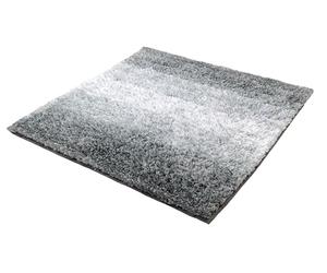 Kleine Wolke Badteppich Oslo Alfombrilla de baño, Poliéster, Platino, 60.00 x 60.00 cm