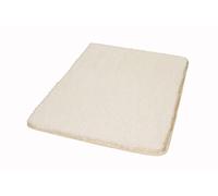 Kleine Wolke Badteppich Seattle / 55 x 65 cm/Farbe Natur Alfombrilla de baño, poliéster, Naturaleza, 55x65x3 cm