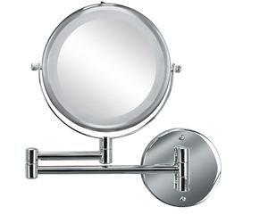 Kleine Wolke Brilliant Mirror - Espejo de Maquillaje, Color Plateado