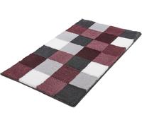 Kleine Wolke Caro alfombrilla para baño 150x85 cm rectangular blanco-gris-negro-mezcla de colores-burdeos 5426407453