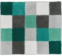 Kleine Wolke Caro alfombrilla para baño 65x55 cm rectangular blanco-gris-marrón-negro-verde-mezcla de colores 5426675539