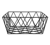 Kleine Wolke Cesta negra de 28 cm de largo x 19 cm de ancho x 12 cm de alto.