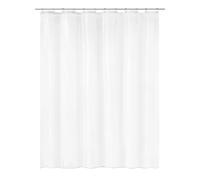 Kleine Wolke Claro PEVA - Cortina de Ducha (180 x 200 cm), Transparente | Sin PVC, totalmente impermeable, barra perforada reforzada, hecha de PEVA