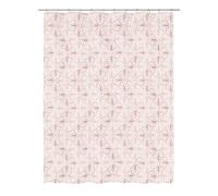 Kleine Wolke Cortina de Ducha PEVA Bloom Pearl 180 x 200 cm | Certificado Oeko-Tex, sin PVC, totalmente impermeable, barra perforada reforzada, de PEVA