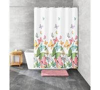 Kleine Wolke Cortina de Ducha, poliéster, Multicolor, 240 x 180 cm