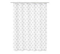 Kleine Wolke Cortina de Ducha Textil Anchor Azul Oscuro 240 x 180 cm