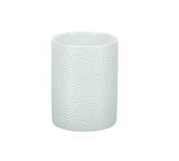 Kleine Wolke Crackle - Vaso para cepillos de Dientes (cerámica, 75 x 100 mm), Color Blanco