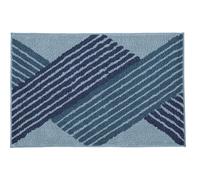 Kleine Wolke Cross alfombrilla para baño 100x60 cm rectangular azul 9181783360