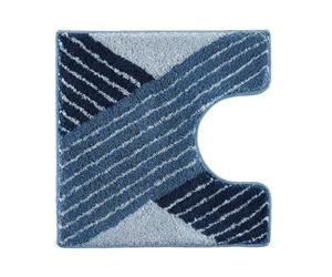 Kleine Wolke Cross alfombrilla para baño 55x55 cm para inodoro azul 9181783129