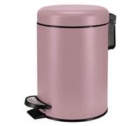 Kleine Wolke 8058431858 - Papelera de acero inoxidable y polipropileno, con asa, color rojo, capacidad de 3 L