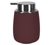 Kleine Wolke Dispensador de jabón Eclipse, Accesorios, Color Vino, Material: gres engomado