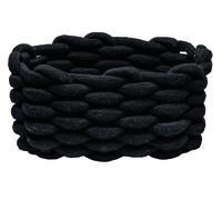 Kleine Wolke Fellone cesta de baño negro 8605926060