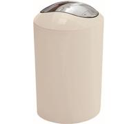 Kleine Wolke Glossy papelera 5 l cromo-beige 5063291858