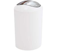 Kleine Wolke Glossy papelera 5 l cromo-blanco 5063115858