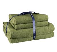 Kleine Wolke Juego de Toallas Chill de 4 Piezas, en Bosque, con 2 Unidades de 50 x 100 cm + 70 x 140 cm