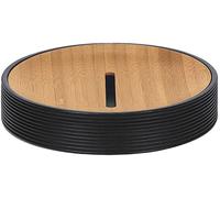 Kleine Wolke Kyoto jabonera sin soporte negro-madera 5079926853