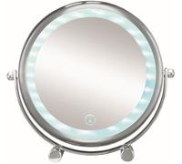 Kleine Wolke LED Mirror espejo cosmético 15x15 cm redondo con iluminación cromo 5886124886
