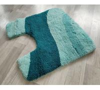 Kleine Wolke London Alfombra WC con Recorte 55x55 cm Salvia Turquesa