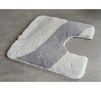 Kleine Wolke London Platin Gris Alfombra WC con Recorte 55x55 cm
