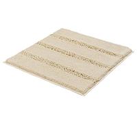 Kleine Wolke Monrovia - Alfombra de baño, poliéster, Beige, 60 x 60 x 2,5 cm