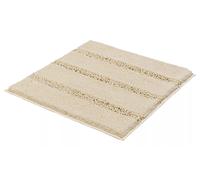 Kleine Wolke Monrovia alfombrilla para baño 60x60 cm cuadrada beige 4094226135