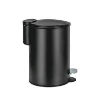 Kleine Wolke Cúbico Papelera cosmética, Acero Inoxidable, Negro, Eimer 3 L