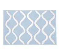 Kleine Wolke Piana alfombrilla para baño 120x70 cm rectangular azul 9180746225