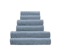 Kleine Wolke Royal - Toalla de Rizo (50 x 100 cm), Color Azul | OEKO-TEX, 500 g/m², vegano, sin componentes animales, con lazo para colgar, lavable a 60 °C, 100% algodón