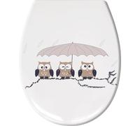 Kleine Wolke Tapa WC EULEN 221837271075, Acero Inoxidable, Marrón Pardo, 40x30x10 cm