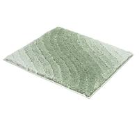 Kleine Wolke Tender Schilf - Alfombrilla de baño, 100% poliéster, Verde, 60 cm x 60 cm quadratisch